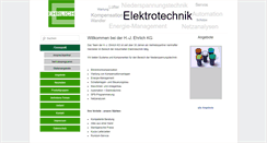 Desktop Screenshot of ehrlich-kg.de